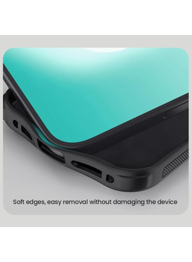 نيلكين جراب  نيلكين سوبر فروستيد برو مضاد للخدش والانزلاق لموبايل  Iphone 17 (اسود) - Image 4